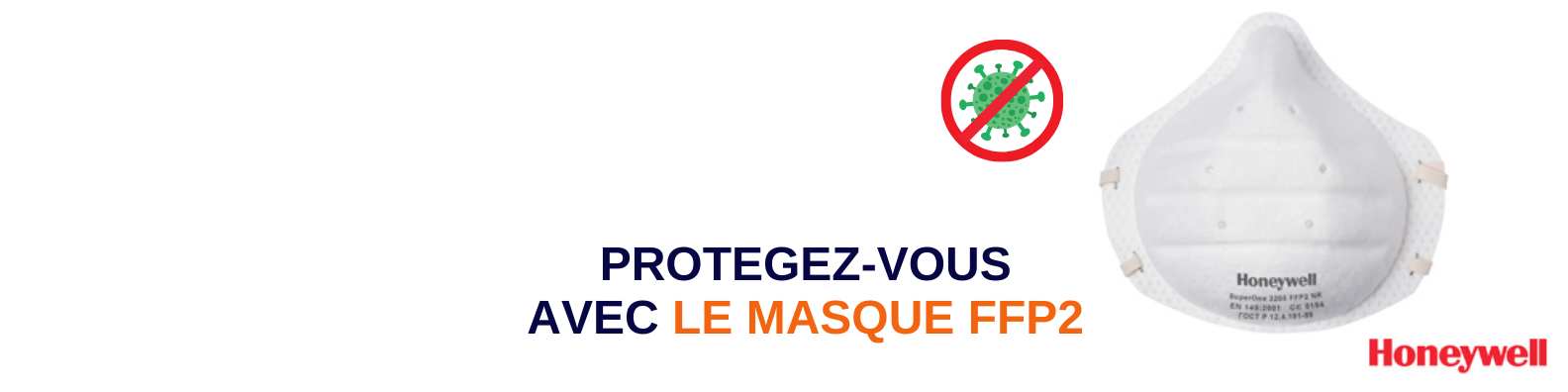 Masque protection anti-virus FFP2